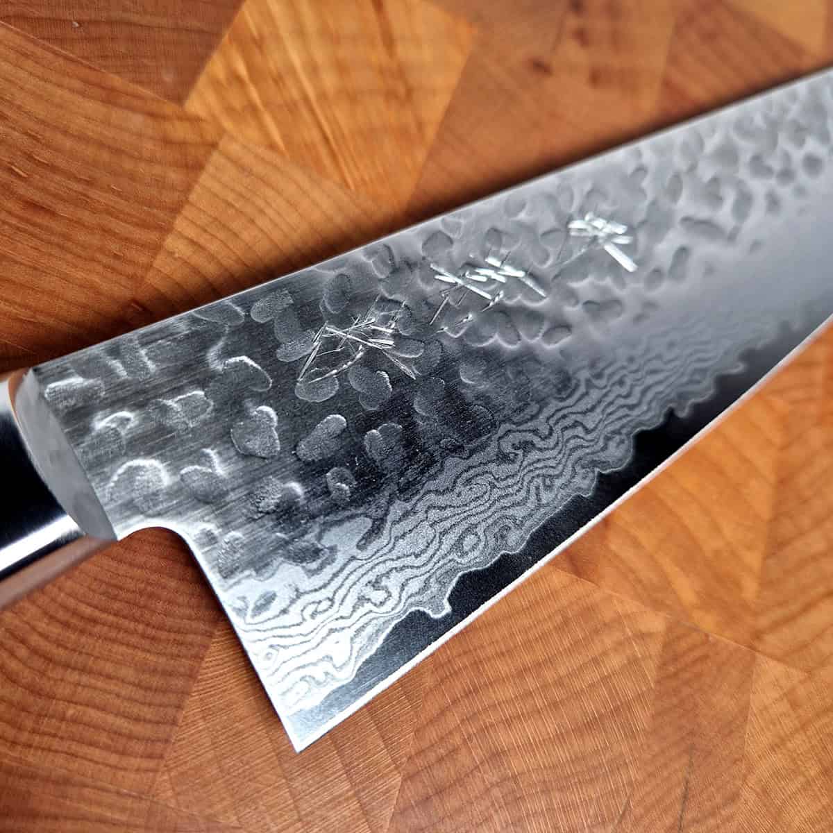16,5cm Grønsakskniv (Santoku), VG10 Damask - SAKAI KIKUMORI — bilde 4