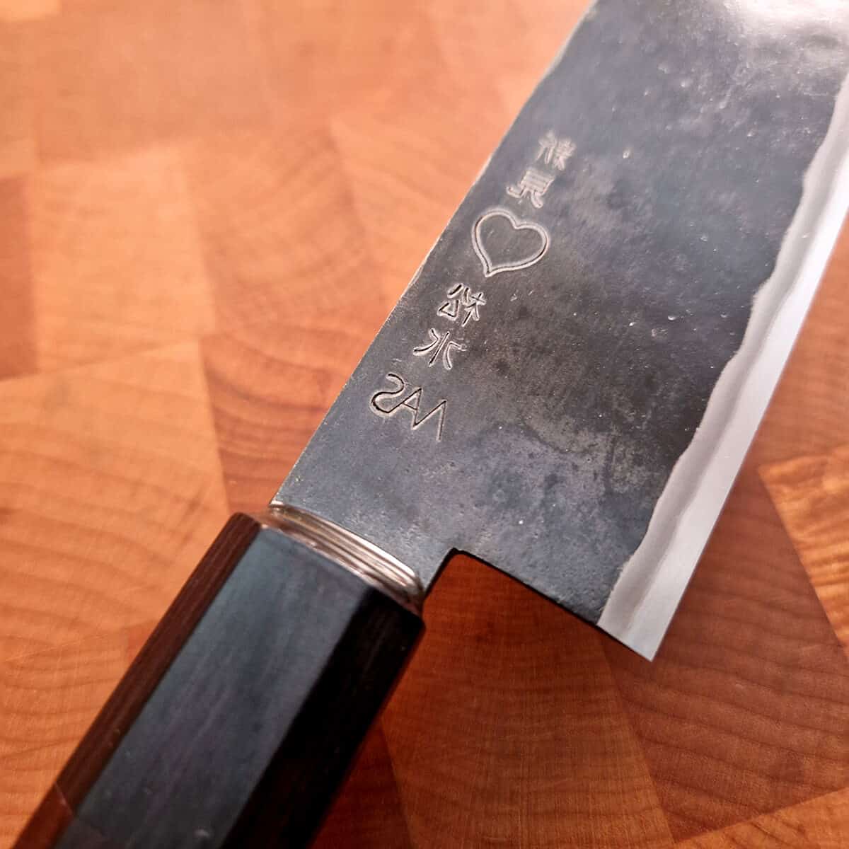 9-10cm KoNakiri, Super Aogami, NAS - TAKEDA — bilde 5
