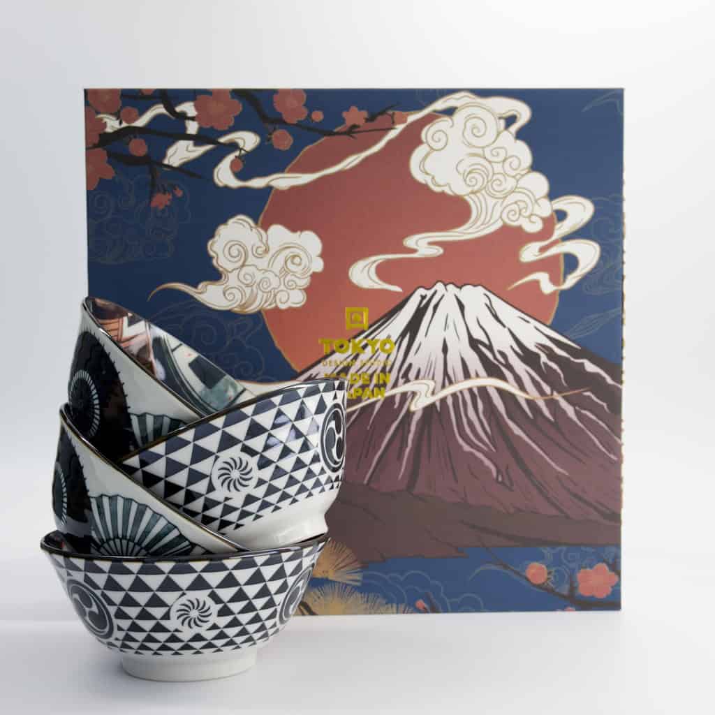 Akusa "geisha" Tayo Skåler (4 stk.) i gaveeske – Tokyo design studio — bilde 2
