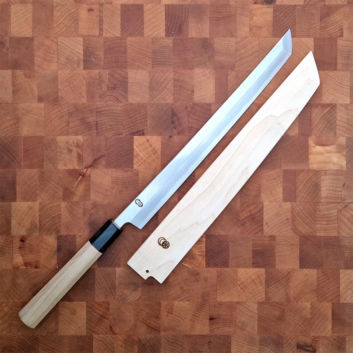 30cm Sakimaru Takohiki, Shirogami II, inkl Saya - SAKAI KIKUMORI