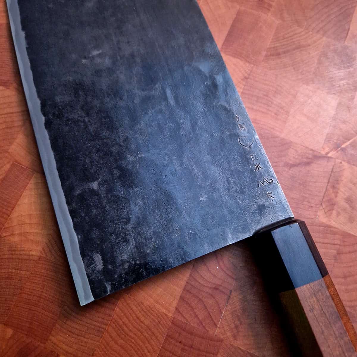 22-24cm Chinese Cleaver Large, Super Aogami, NAS - TAKEDA — bilde 5