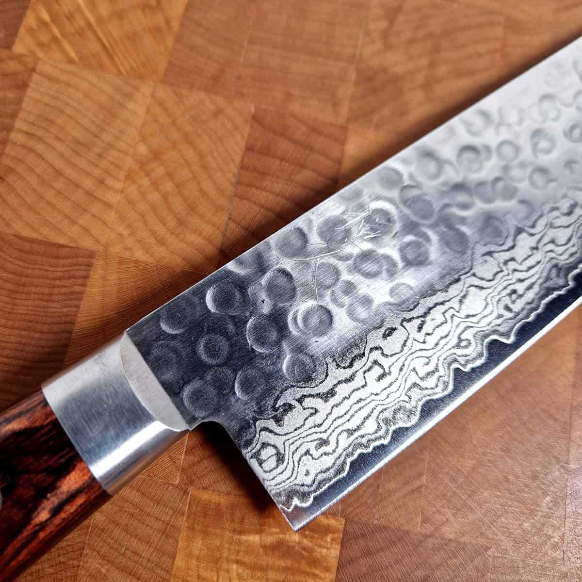 16,5cm Grønnsakskniv (Nakiri) VG10, Hamret/Damask - HARUYUKI — bilde 2