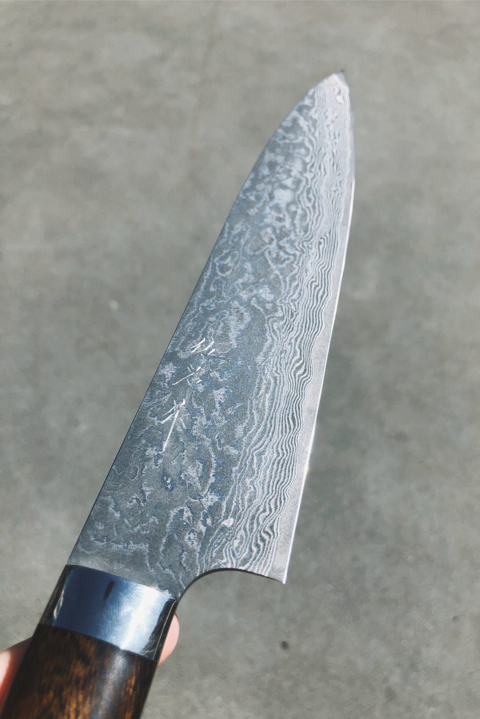 21cm Kokkekniv "Ironwood" damask, R2 - SAJI — bilde 2