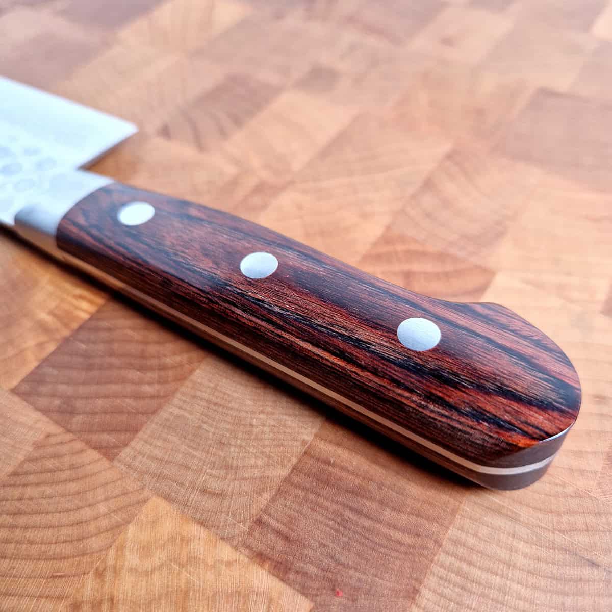 16,5cm Grønnsakskniv (Nakiri) VG10, Hamret/Damask - HARUYUKI — bilde 4