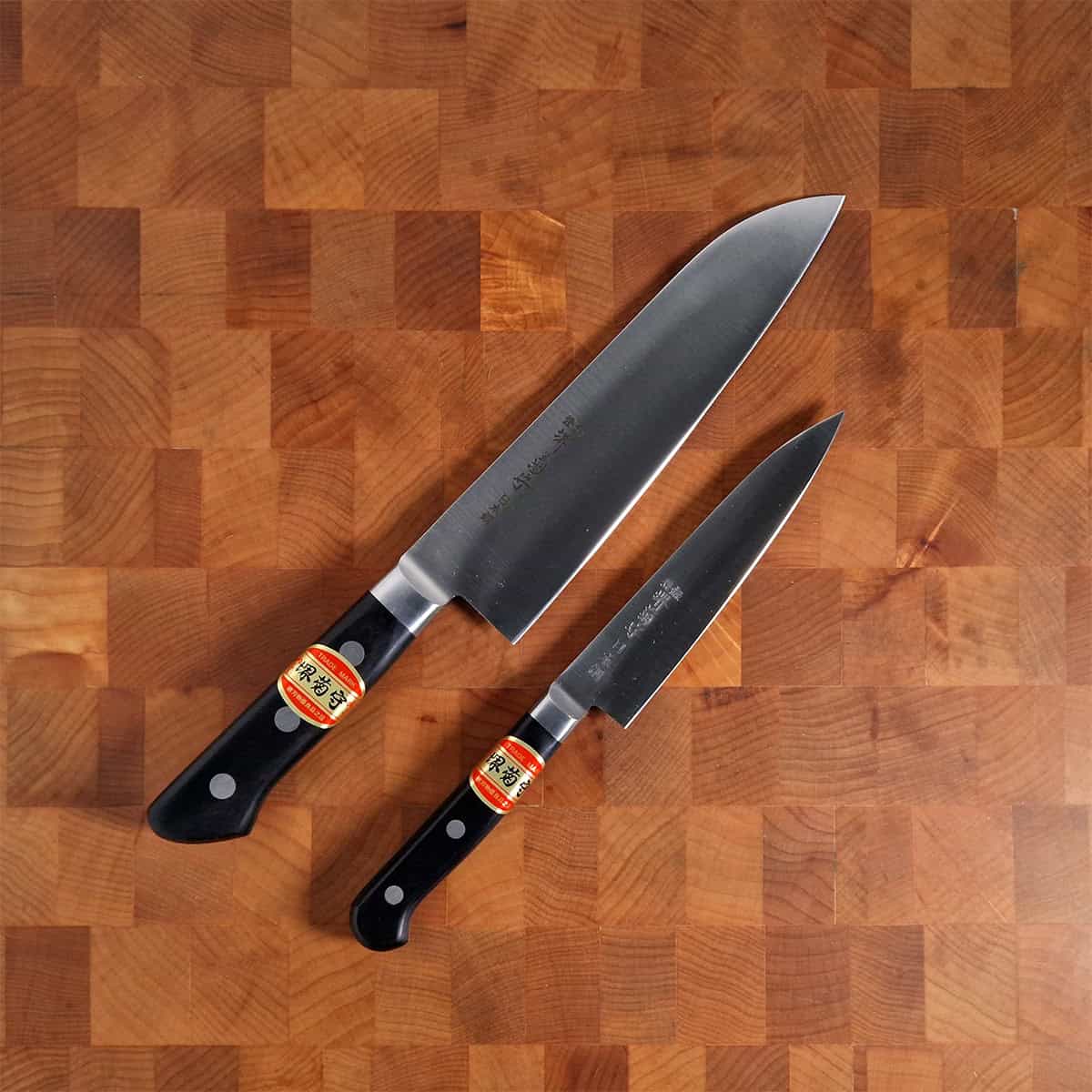 Knivsett 16,5cm Santoku og 12 cm Universalkniv Nihonko, SK4 - SAKAI KIKUMORI — bilde 4