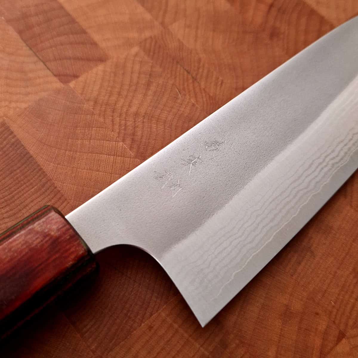 16,5cm Grønnsakskniv (Santoku) Nashiji Suminigashi, VG10 - YOSHIMI KATO — bilde 2