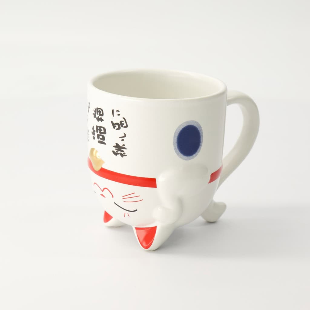 Kopp Kawaii "Lucky Blue Cat" 350ml - Tokyo design studio — bilde 3