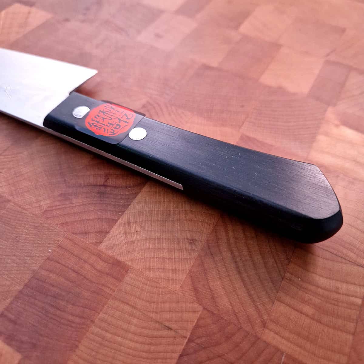 14,5cm Mini Santoku, Svart Damask VG10 - TANAKA — bilde 4