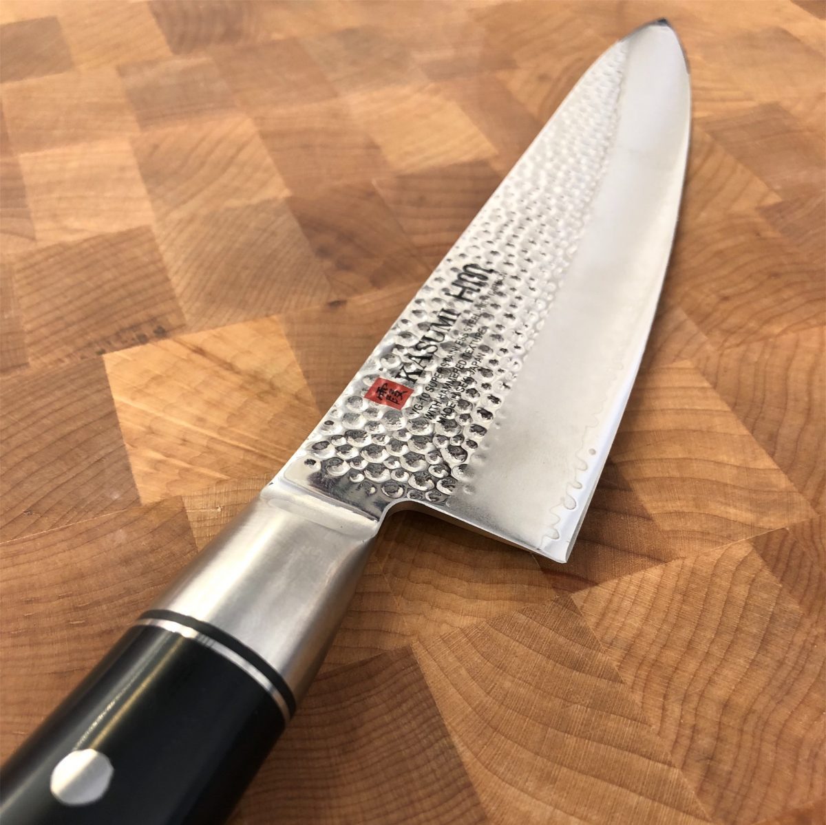 20cm Kokkekniv Hamret - KASUMI — bilde 2