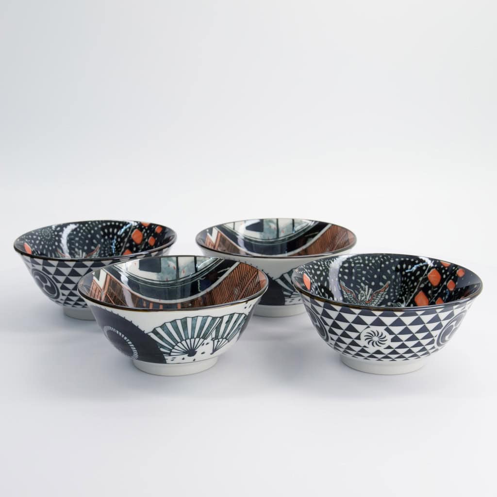 Akusa "geisha" Tayo Skåler (4 stk.) i gaveeske – Tokyo design studio — bilde 4