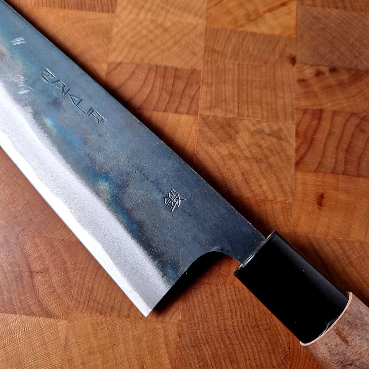 21cm Kokkekniv, Aogami I - ZAKURI — bilde 5