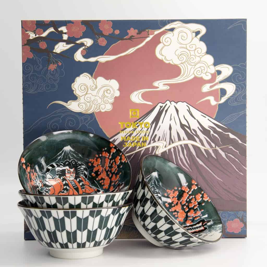 Tayo Skåler "Samurai Kabuki" (4 stk.) - Tokyo design studio — bilde 2