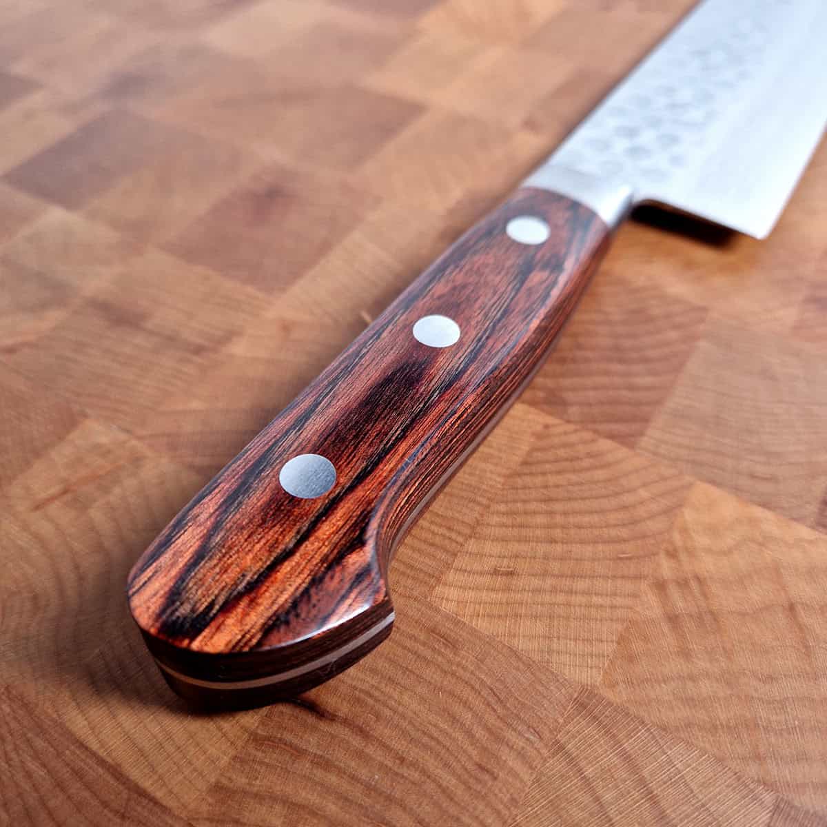 16,5cm Grønnsakskniv (Nakiri) VG10, Hamret/Damask - HARUYUKI — bilde 3