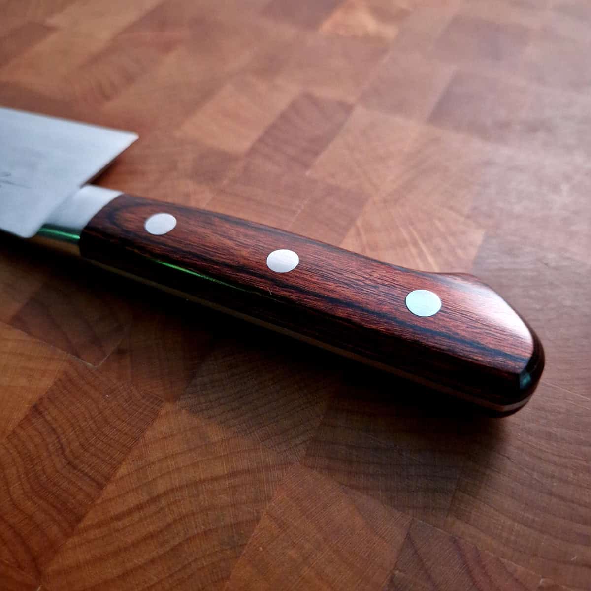 16,5cm Grønnsakskniv (Santoku) Damask - Miki Hamono — bilde 4