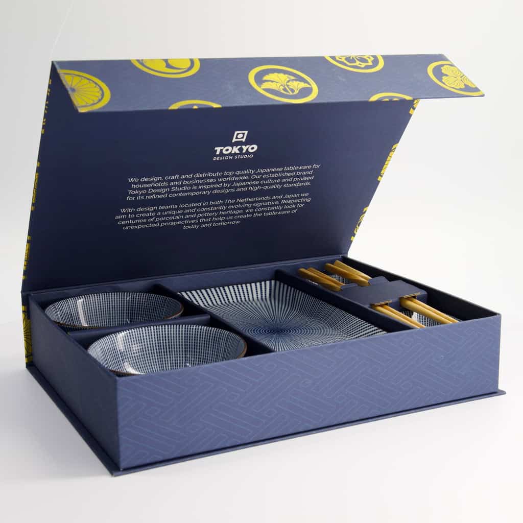 "Sendan Tokusa" sushisett 6 deler i gaveeske – Tokyo design studio — bilde 6