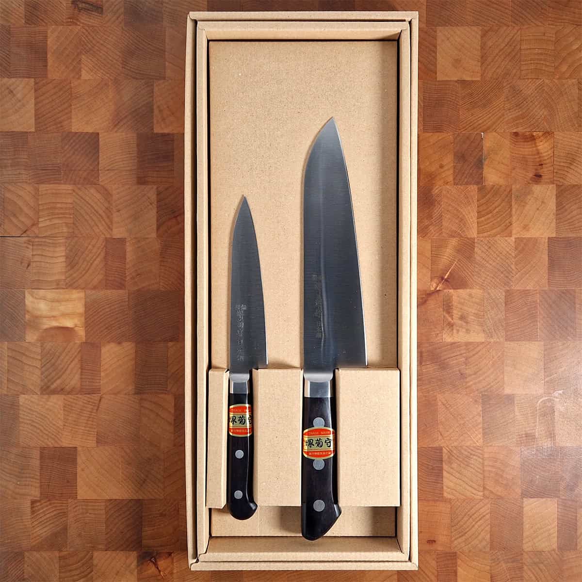 Knivsett 16,5cm Santoku og 12 cm Universalkniv Nihonko, SK4 - SAKAI KIKUMORI — bilde 1