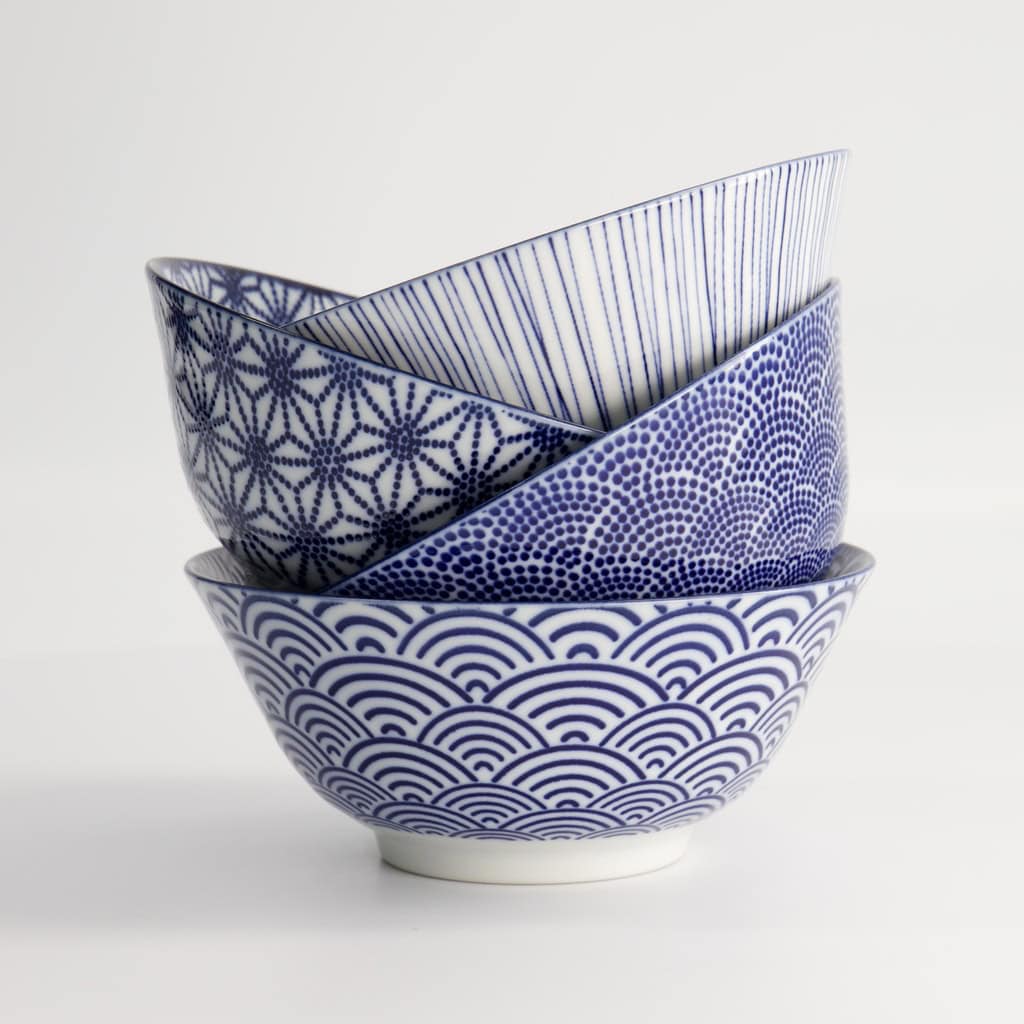 Nippon Blue Tayo Skåler (4 stk.) - Tokyo design studio — bilde 3