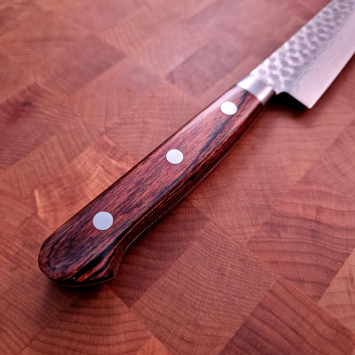 13.5cm Universalkniv VG10, Hamret/Damask - HARUYUKI — bilde 4