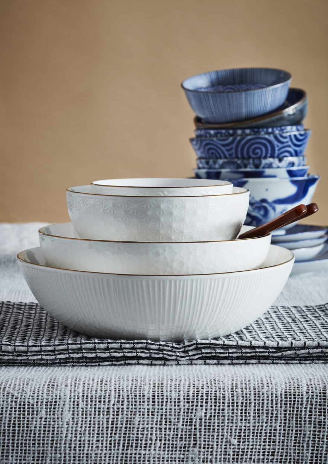 Nippon White Gullkant "Stripet" - Tokyo design studio — bilde 2