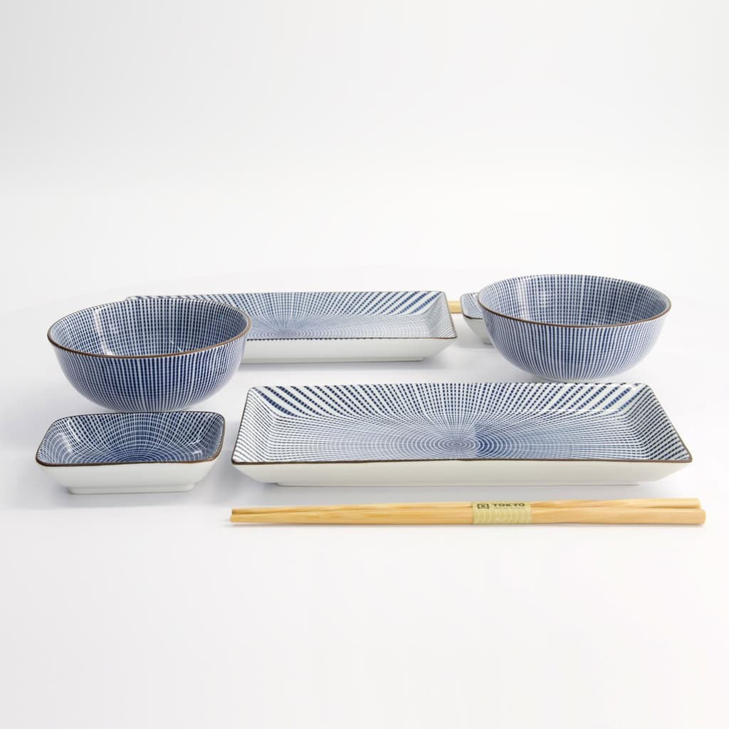 "Sendan Tokusa" sushisett 6 deler i gaveeske – Tokyo design studio — bilde 5