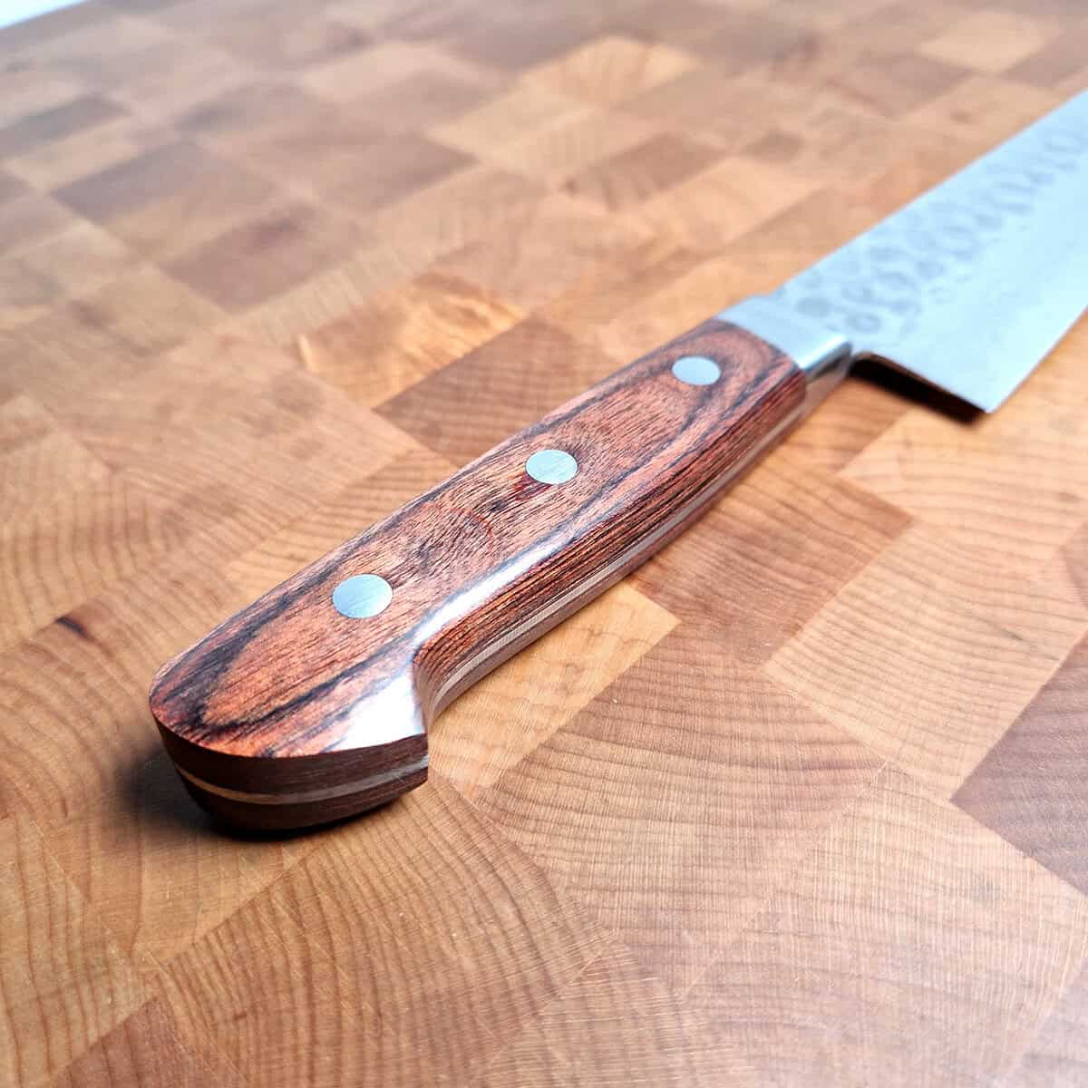 18cm Grønnsakskniv (Santoku)  VG10, Hamret/Damask - HARUYUKI — bilde 5