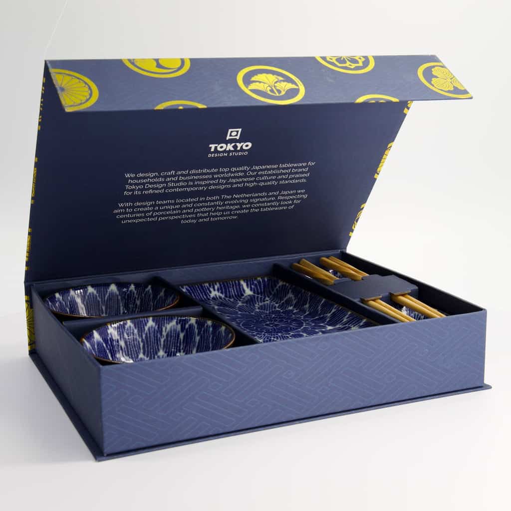 "Ohuke Dahlia" sushisett 8 deler i gaveeske – Tokyo design studio — bilde 2
