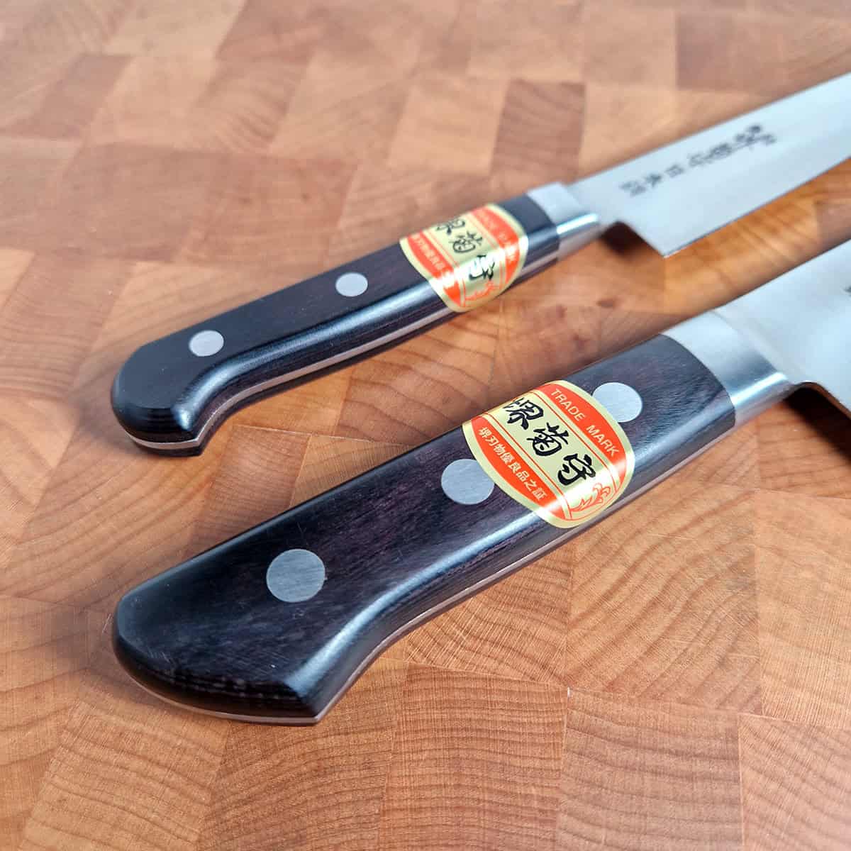 Knivsett 16,5cm Santoku og 12 cm Universalkniv Nihonko, SK4 - SAKAI KIKUMORI — bilde 5