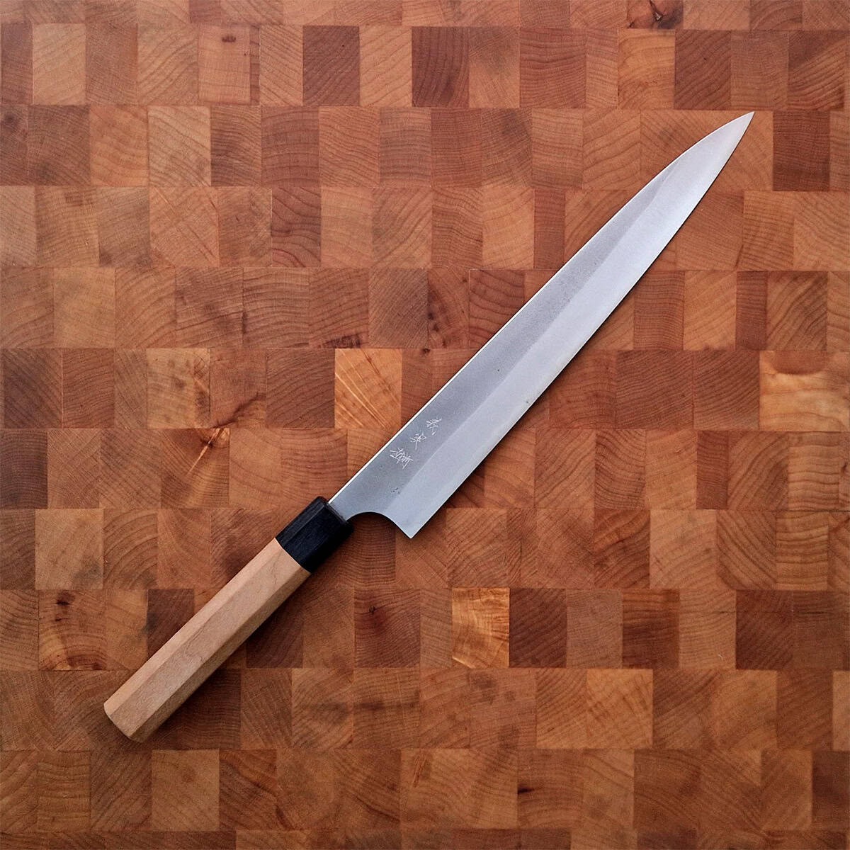 27cm Sujihiki Nashiji, Super Aogami - YOSHIMI KATO — bilde 1