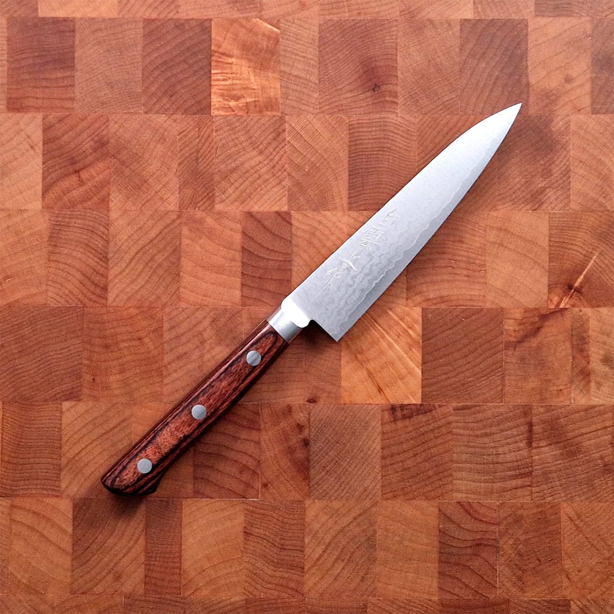 12cm Universalkniv Damask - Miki Hamono