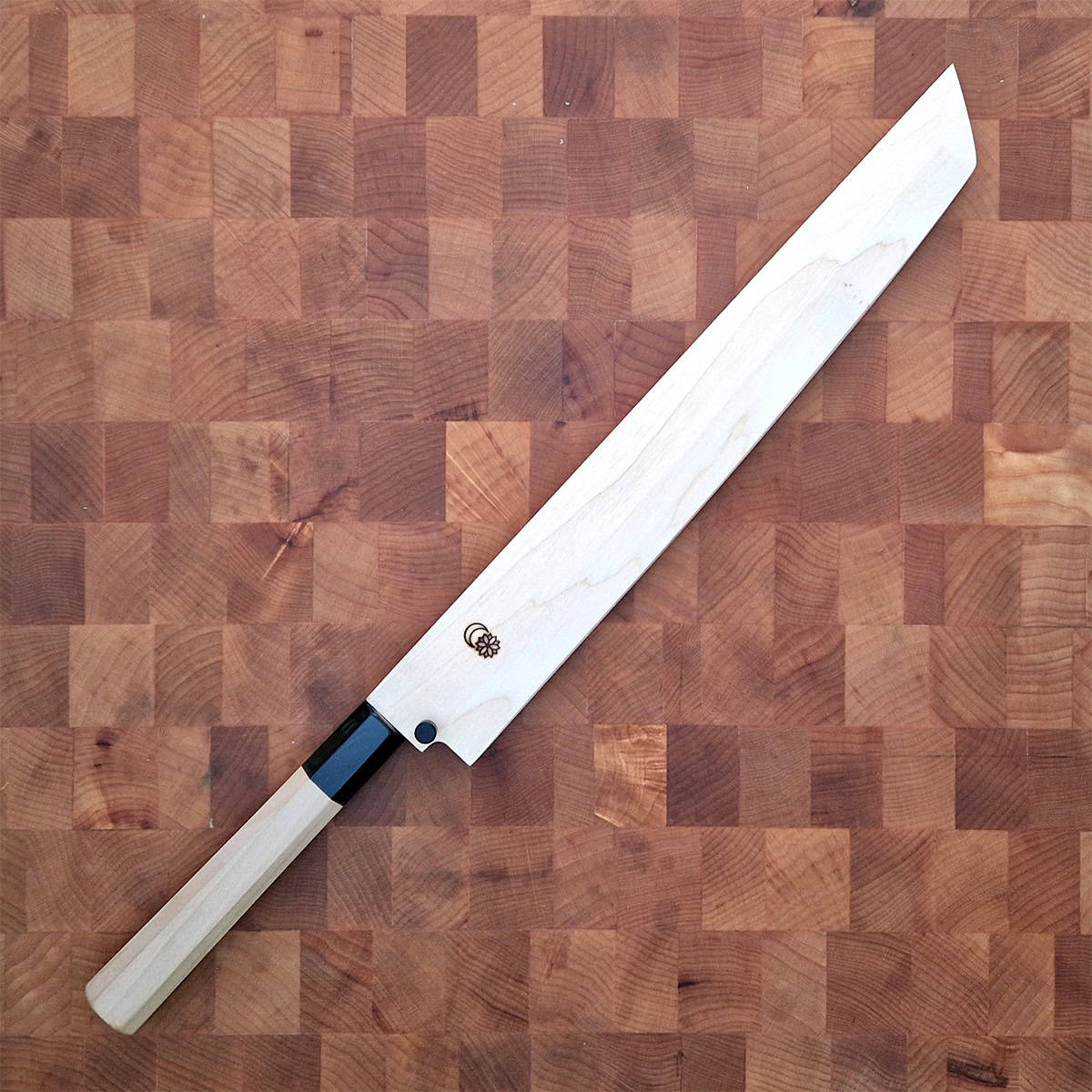 30cm Sakimaru Takohiki, Shirogami II, inkl Saya - SAKAI KIKUMORI — bilde 2
