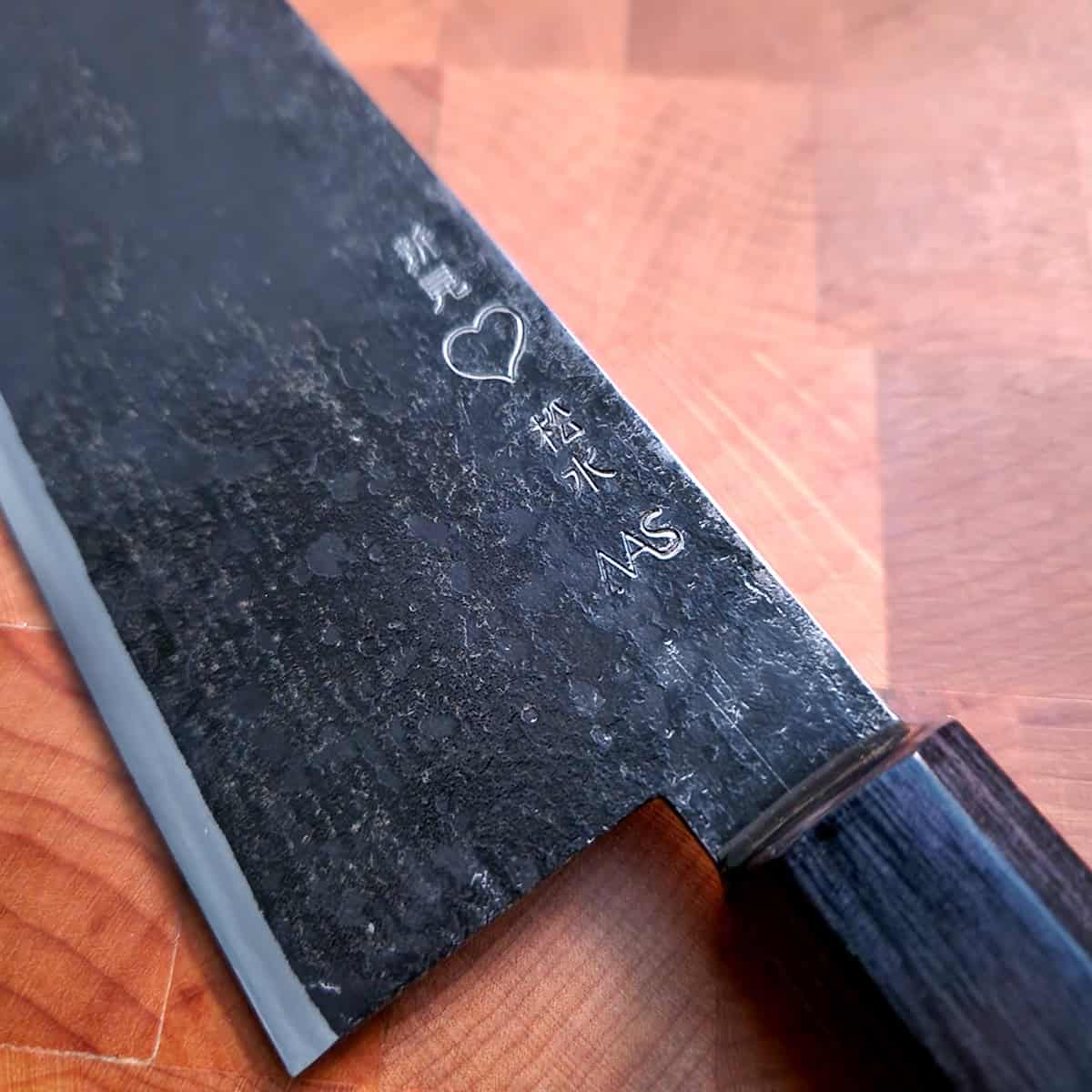 15-18cm Nakiri, Super Aogami, NAS - TAKEDA — bilde 3