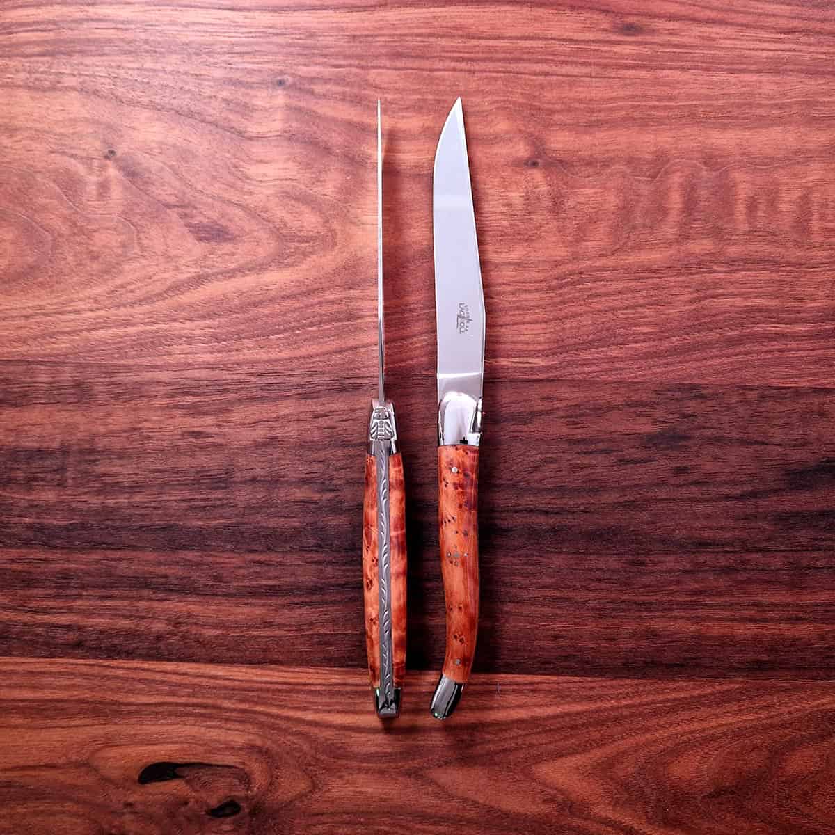 Biffkniver 2. stk thuya - Forge de Laguiole — bilde 1