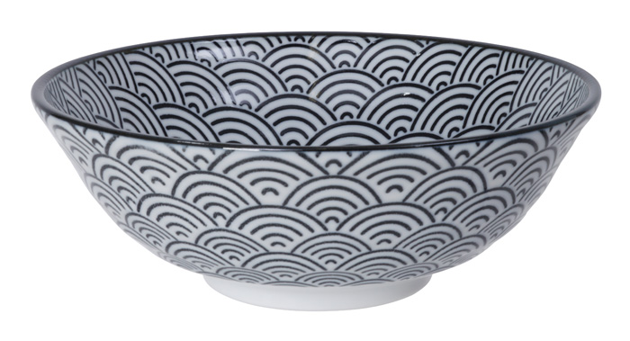 Ramenskål "Black Wave", 1000ml - Tokyo design studio — bilde 1