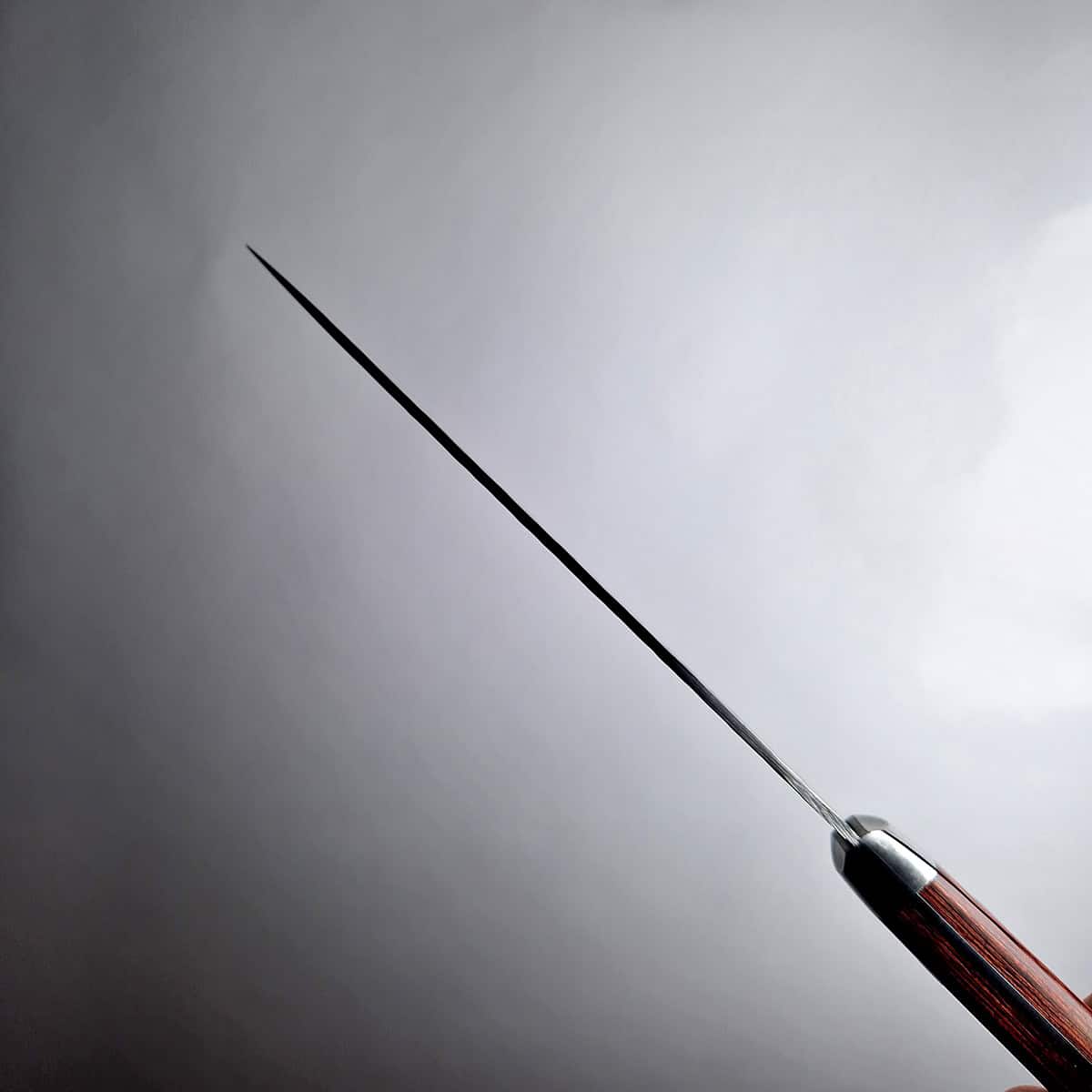 13.5cm Universalkniv VG10, Hamret/Damask - HARUYUKI — bilde 5