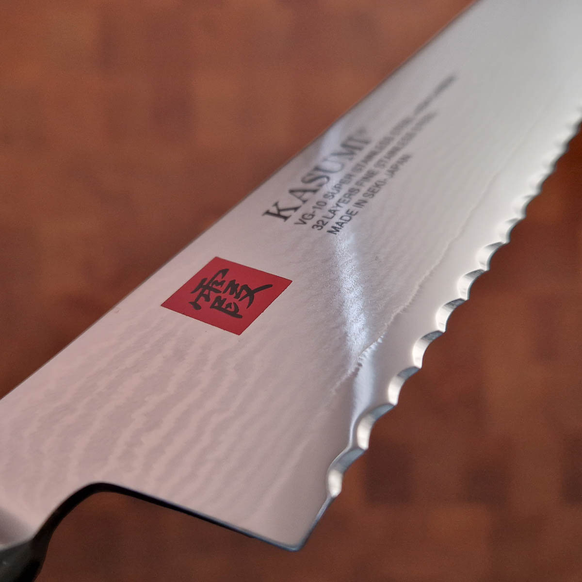 25cm Brødkniv Damask - KASUMI — bilde 6