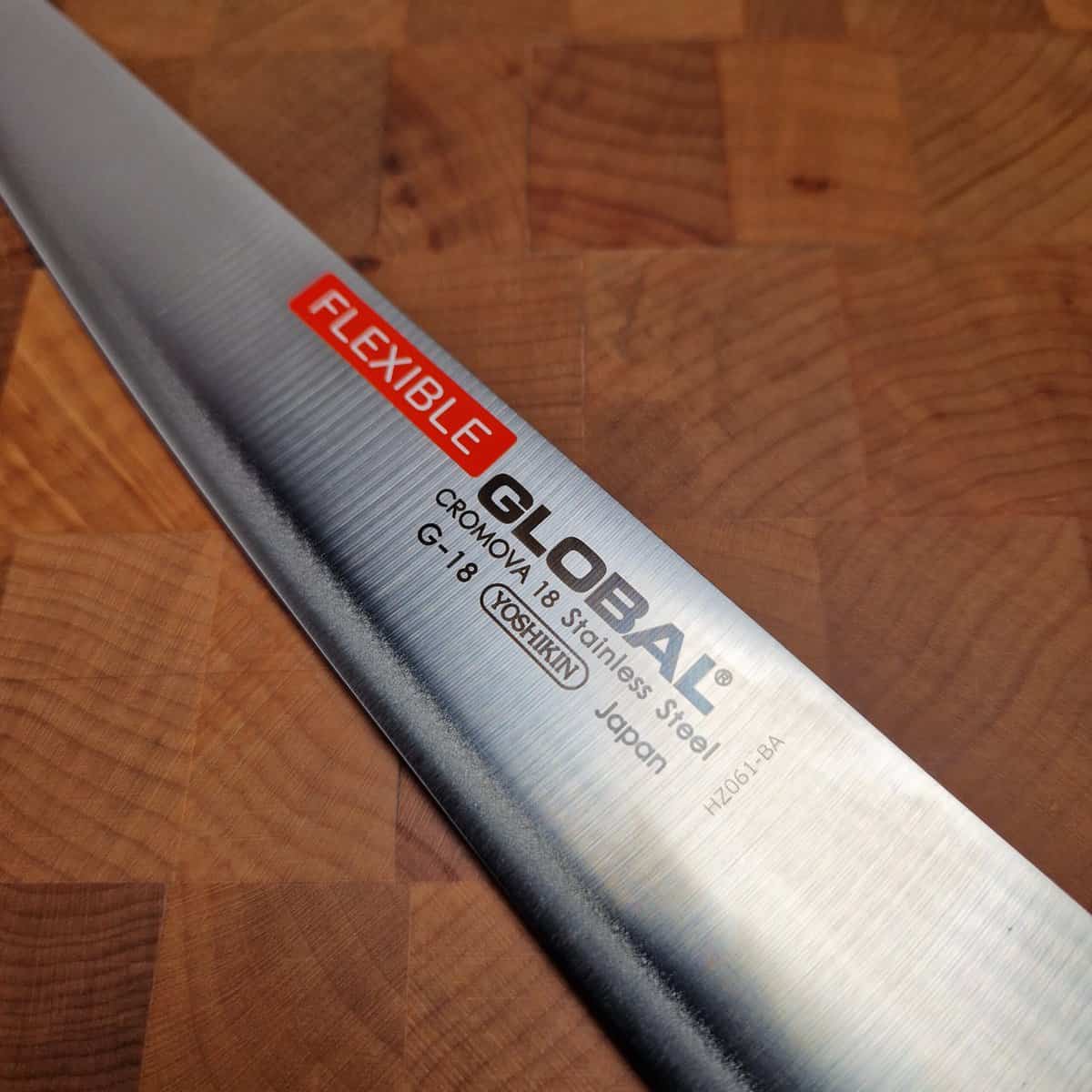 24cm Fileteringskniv, Bred, Fleksible - GLOBAL — bilde 2
