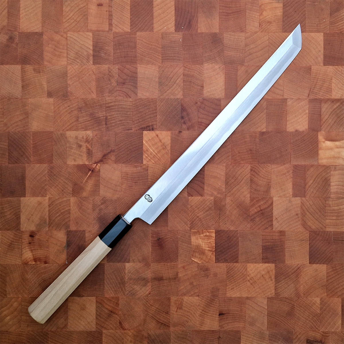 30cm Sakimaru Takohiki, Shirogami II, inkl Saya - SAKAI KIKUMORI — bilde 4