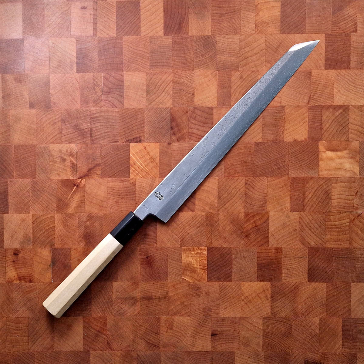 27cm Kiritsuke Yanagiba, Shirogami II, inkl Saya - SAKAI KIKUMORI — bilde 3