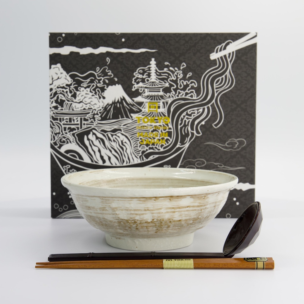 Ramen Skål "Hakeme" i gaveseske, 3 deler - Tokyo design studio — bilde 4