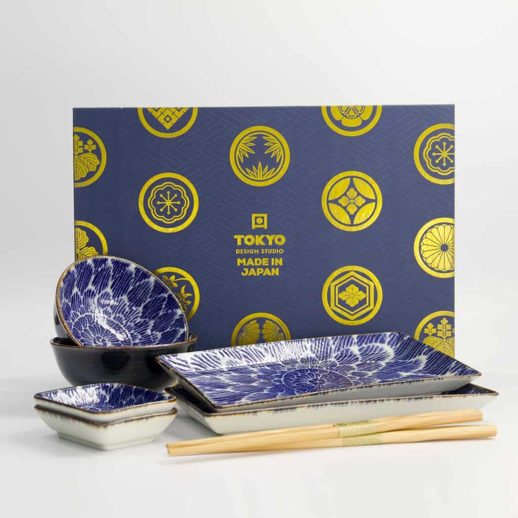 "Ohuke Dahlia" sushisett 8 deler i gaveeske – Tokyo design studio — bilde 3