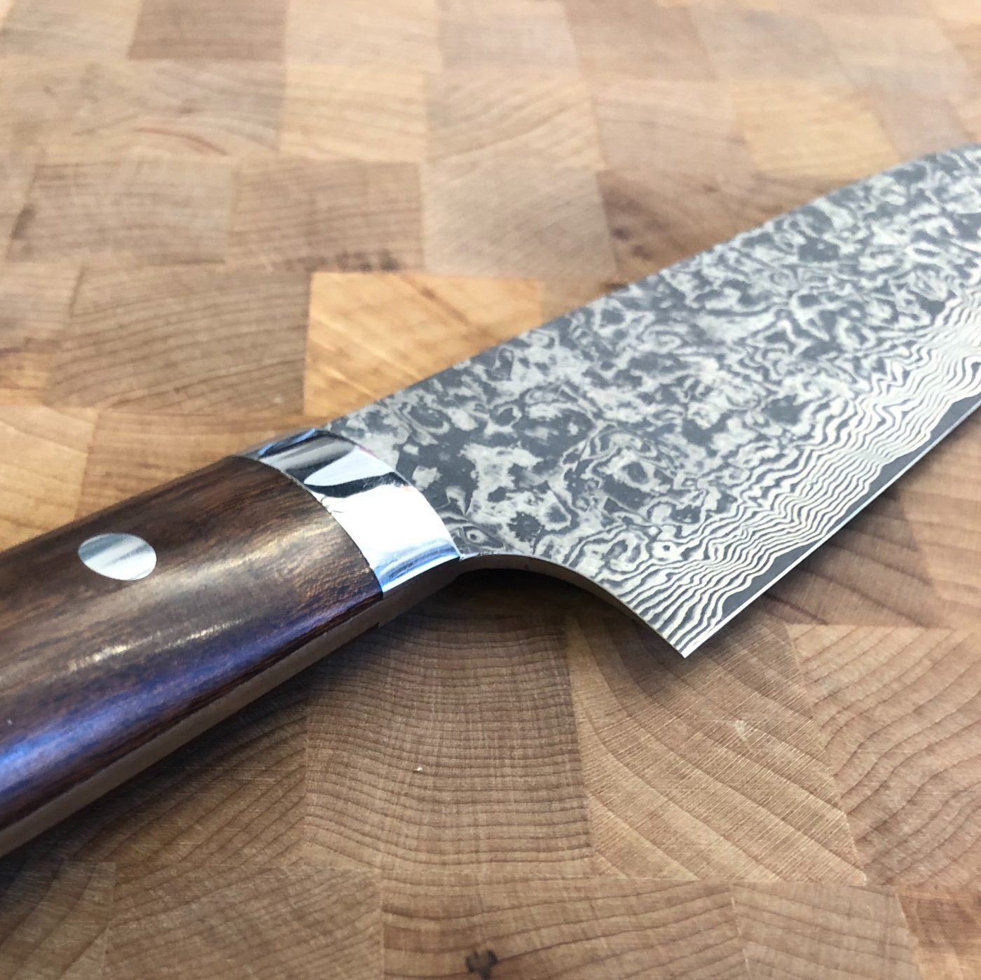 21cm Kokkekniv "Ironwood" damask, R2 - SAJI — bilde 3