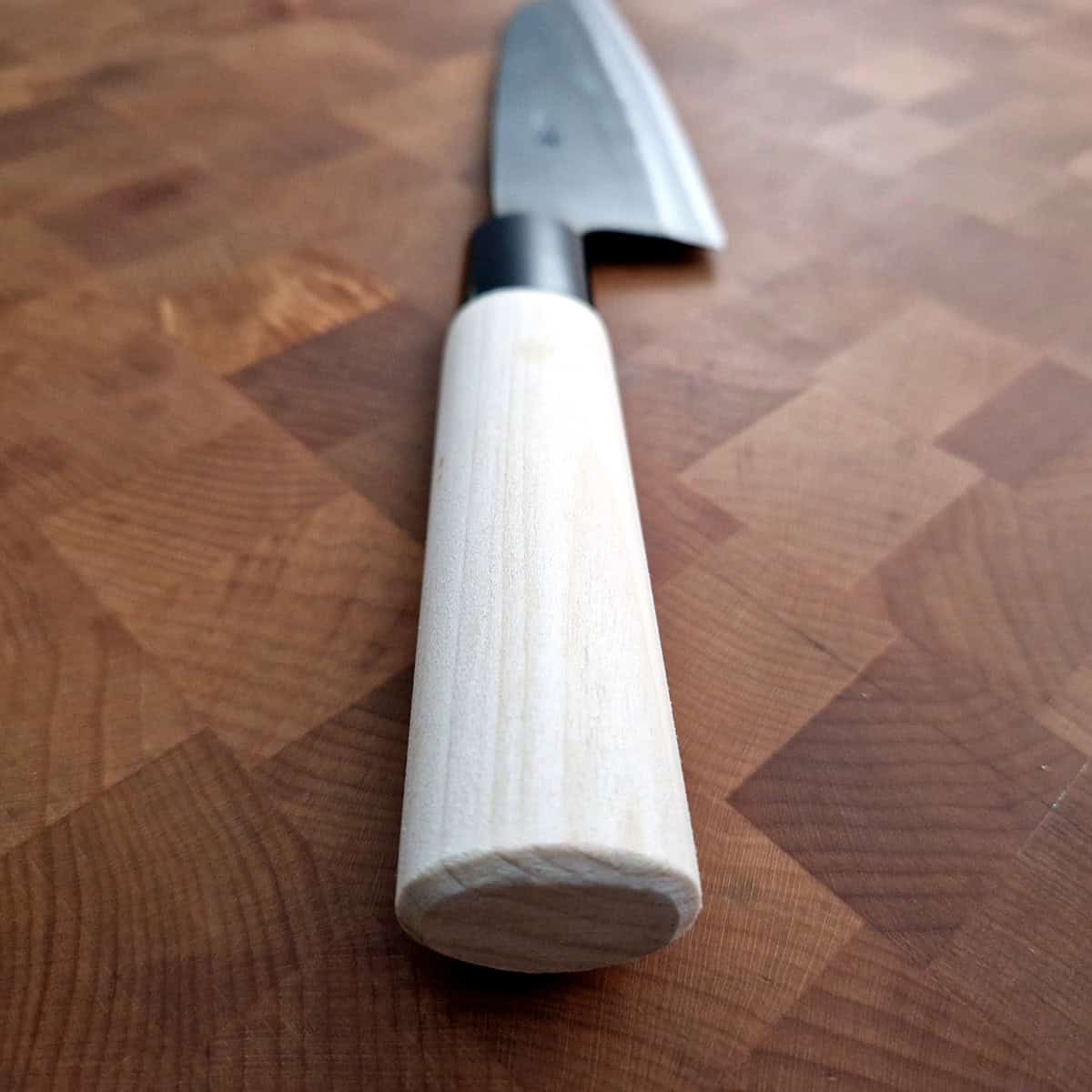 16,5cm Grønnsakskniv (Santoku) Shirogami - No Factory — bilde 3