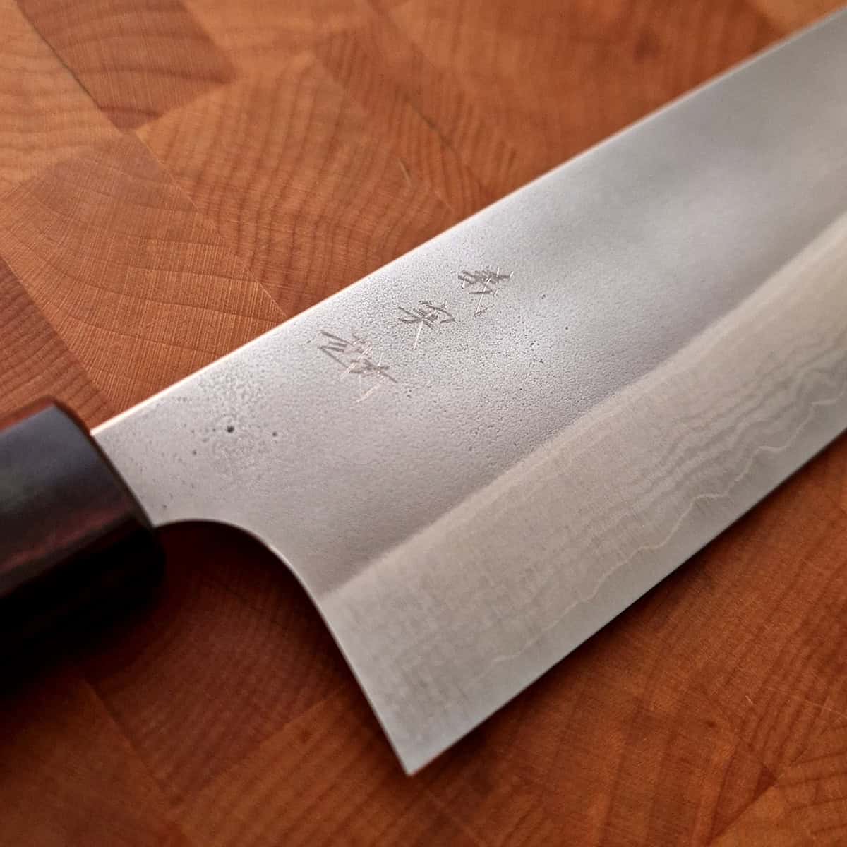 16,5cm Grønnsakskniv (Nakiri) Nashiji Suminigashi, VG10 - YOSHIMI KATO — bilde 4
