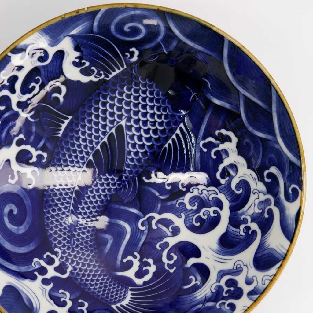 Japonism Carp Skål "Blue Menbachi Bowl" - Tokyo design studio — bilde 2