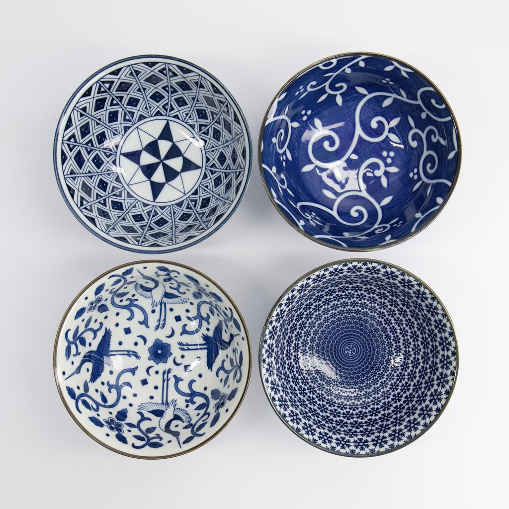 Mønstret Tayo Skåler (4 stk.) i gaveeske - Tokyo design studio — bilde 4