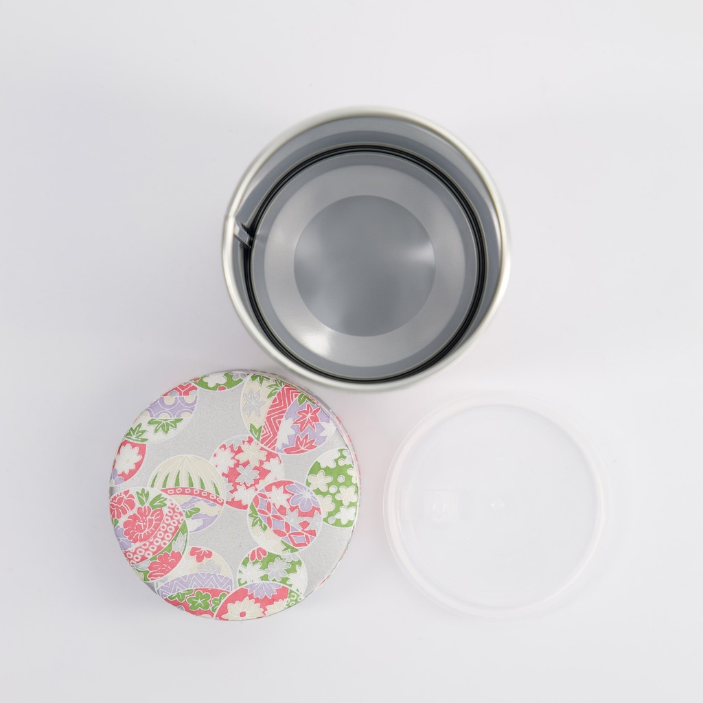 Tebeholder 7.4 x 15.5cm "Silver Flower" - Tokyo design studio — bilde 3