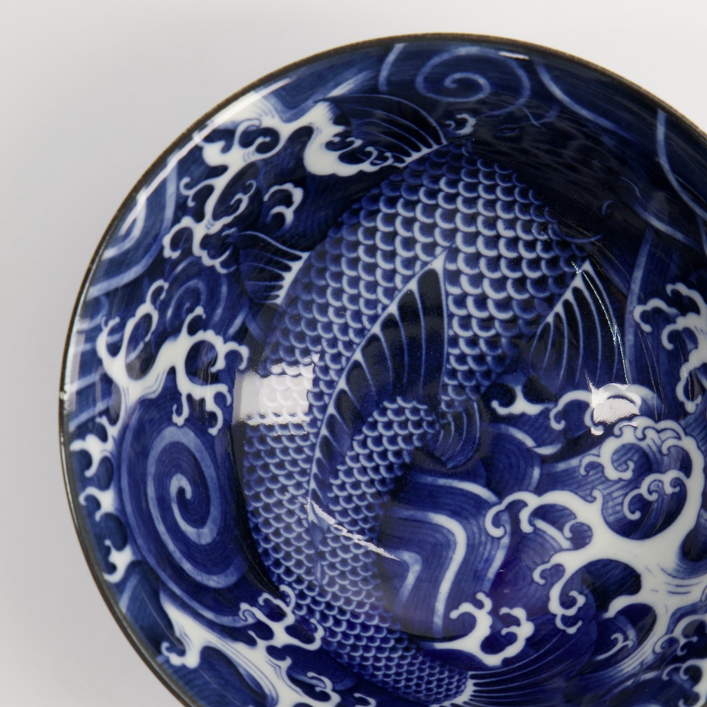 Japonism Carp Skål "Blue Tayo Bowl" - Tokyo design studio — bilde 3