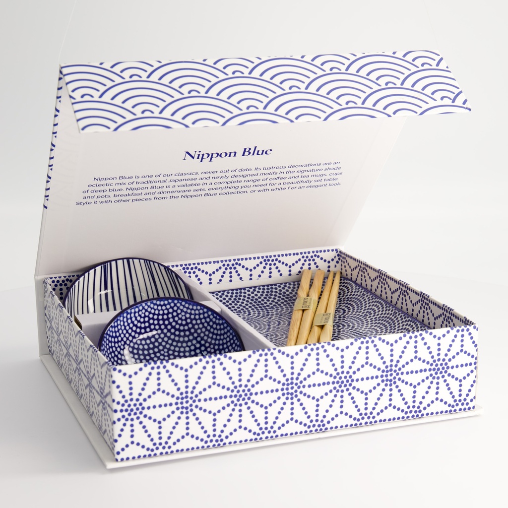 Nippon Blue Sushisett 6 deler i gaveeske - Tokyo design studio — bilde 1