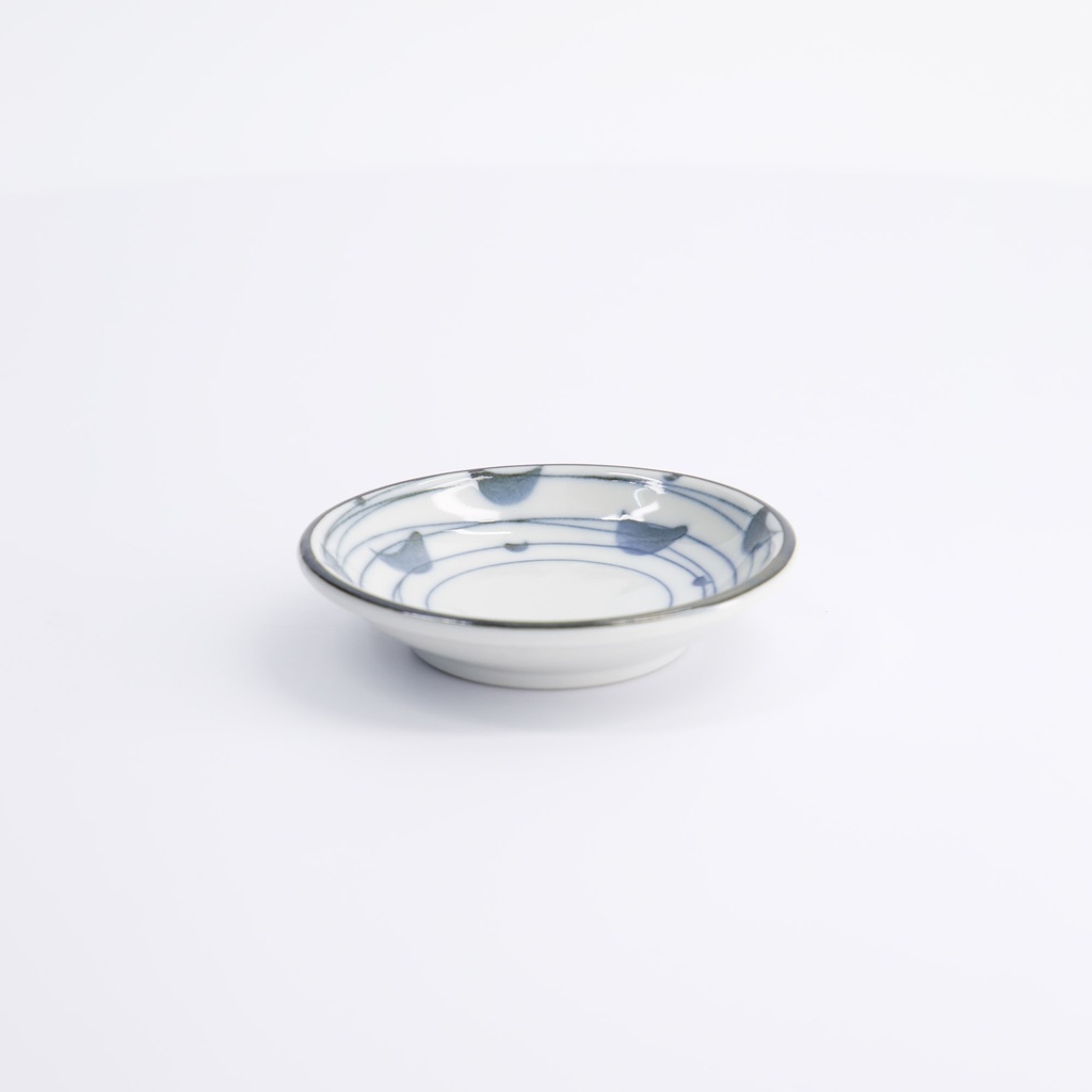 Soyasaus Skål "Seiji Rasen White/Blue" - Tokyo design studio — bilde 1
