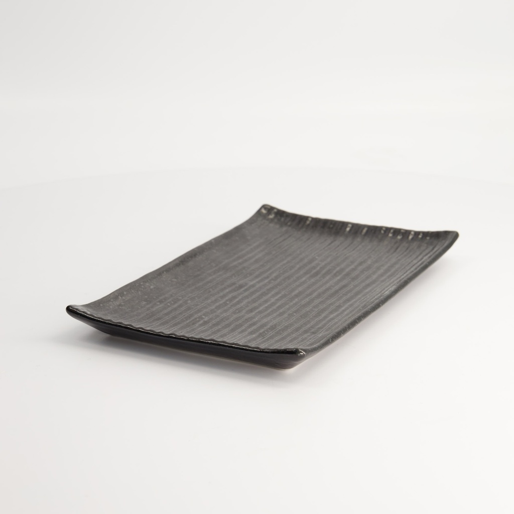 Stort fat "Oblong Plate Black" 24cm - Tokyo design studio — bilde 4